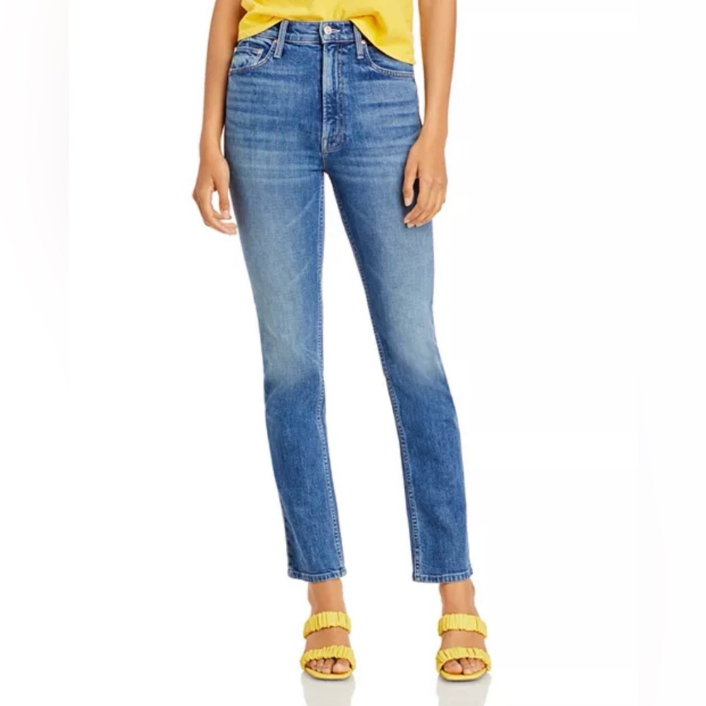 Mother High Waisted Rider Skimp in Cowboys Don’t Cry Sz27 Excellent Condition